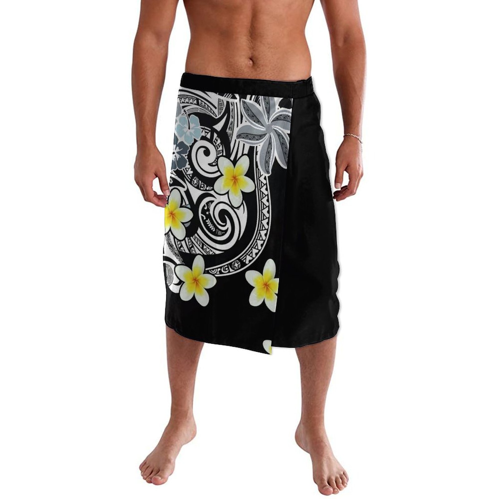 Sarong Men Wrap - Samoan-Sarong imprimé personnalisé Lavalava pour hommes,