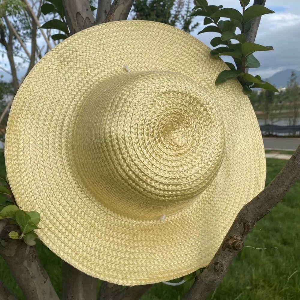 Chapeau de paille à large bord - Bucket Hat Straw avis et prix