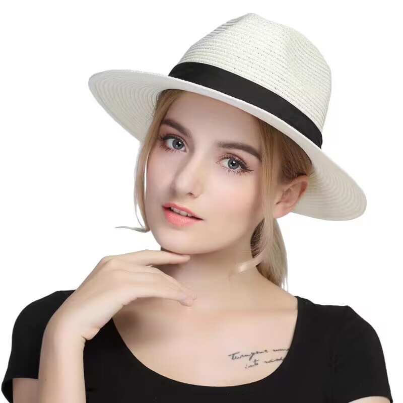 Grand Chapeau de Paille Panama - Bucket Hat Straw avis et prix